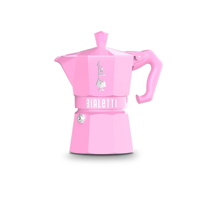 Moka Exclusive Bialetti  - Linea Exclusive, Disponibile in Più Colori, Made in Italy, Design Vintage con Finitura Lucida