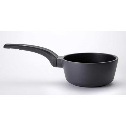 BRA Efficient Low Saucepan 1 Handle, Non-Stick, Suitable for All Types of Hobs, Including Induction, Aluminium, 16 cm 