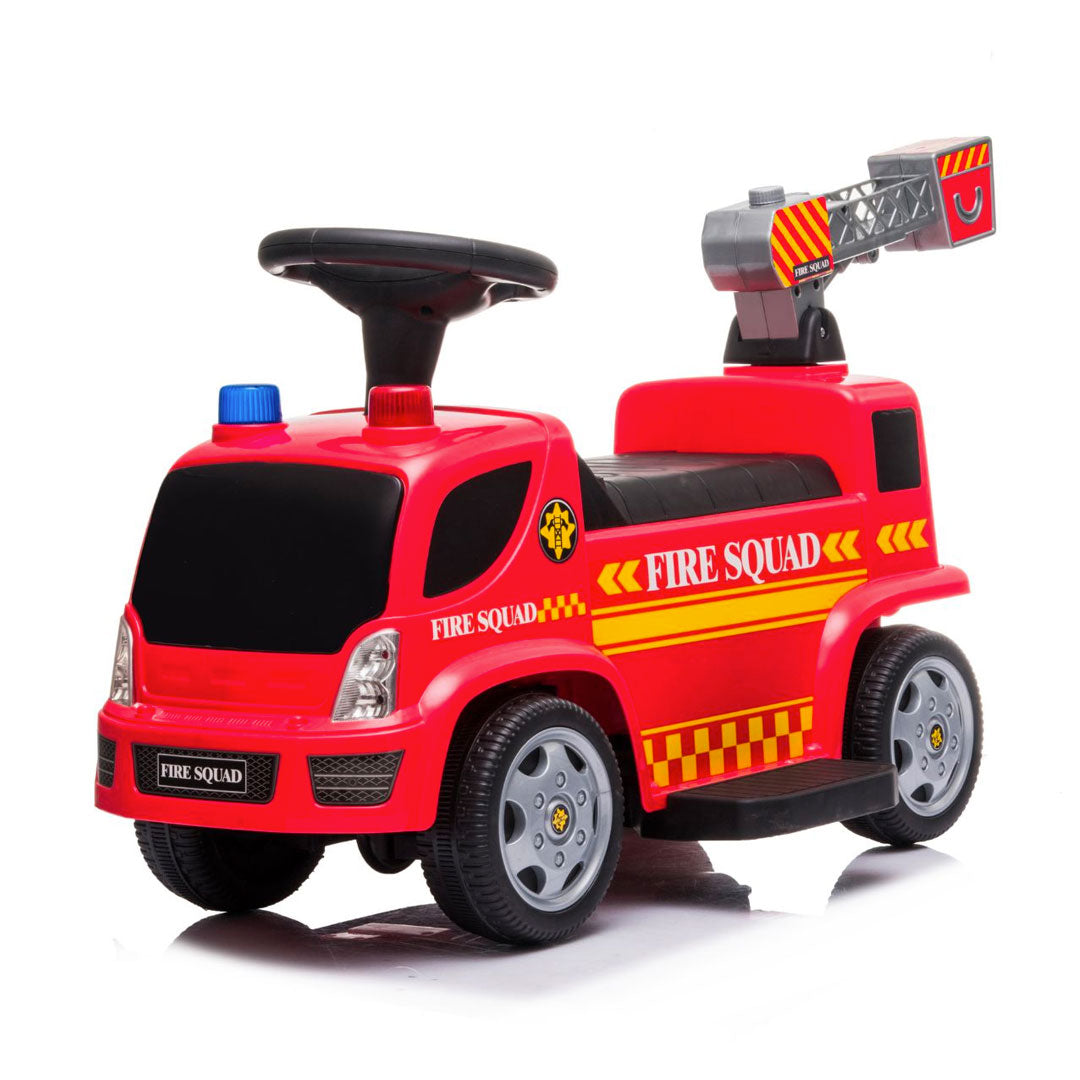 Electric Ride-On Fire Truck for Kids 6v