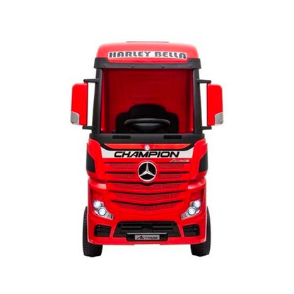 Mercedes Actros Camion Elettrico per Bambini New  24v Full Optional 4X4 Ruote in Gomma