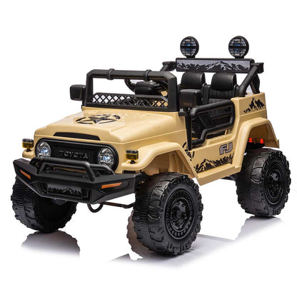 Coche eléctrico correpasillos Toyota FJ Cruiser para niños 12v