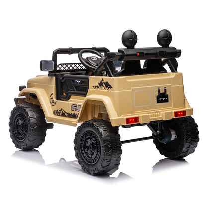 Coche eléctrico correpasillos Toyota FJ Cruiser para niños 12v