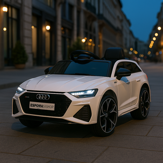 Audi RS6 Macchina Elettrica per Bambini 12v Prodotto Ufficiale SERIE MOTORI 2x40W