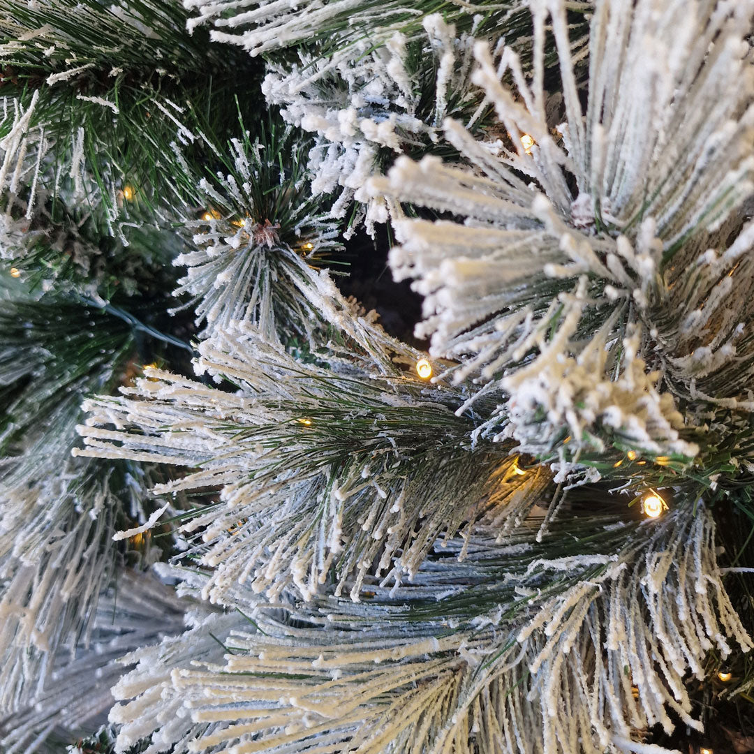 Aprica Innevato Albero di Natale da Parete Varie Dimensioni 125 cm, 155 cm e 185 cm