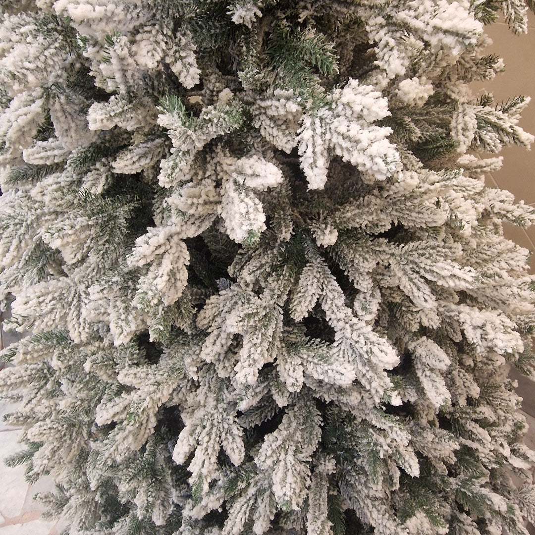 Nebraska Snow Covered Christmas Tree Various Sizes SILICONE + PVC 80%+20% HIGH QUALITY, 210 / 240 CM Height