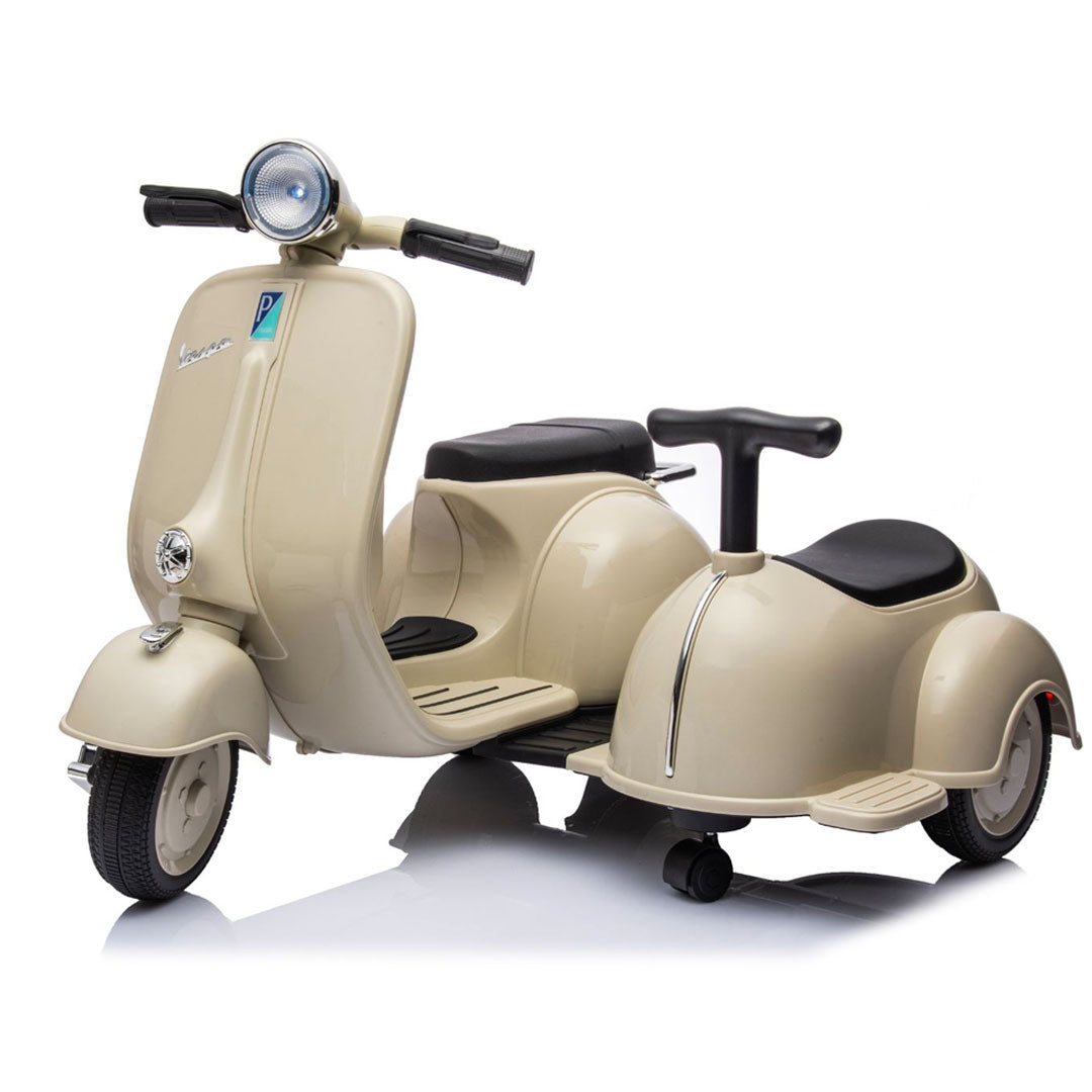 Vespa Sidecar Small Electric Motorcycle for Children 6v