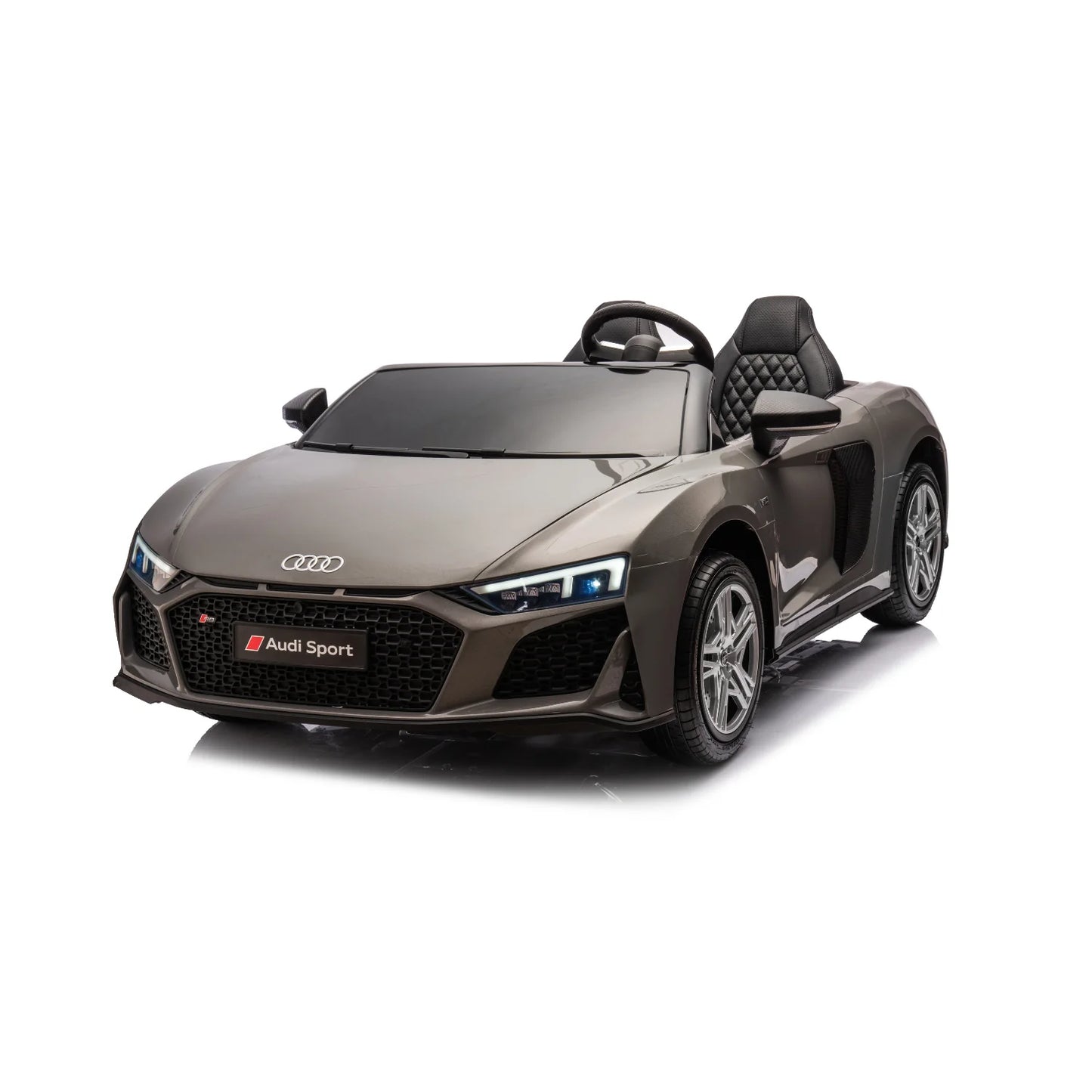 Audi R8 Big XXL Auto Elettrica 24V 2 Posti per Bambini con Telecomando Parentale – Ruote EVA, TV MP4, Sedili in Pelle, Luci LED e Porte Apribili