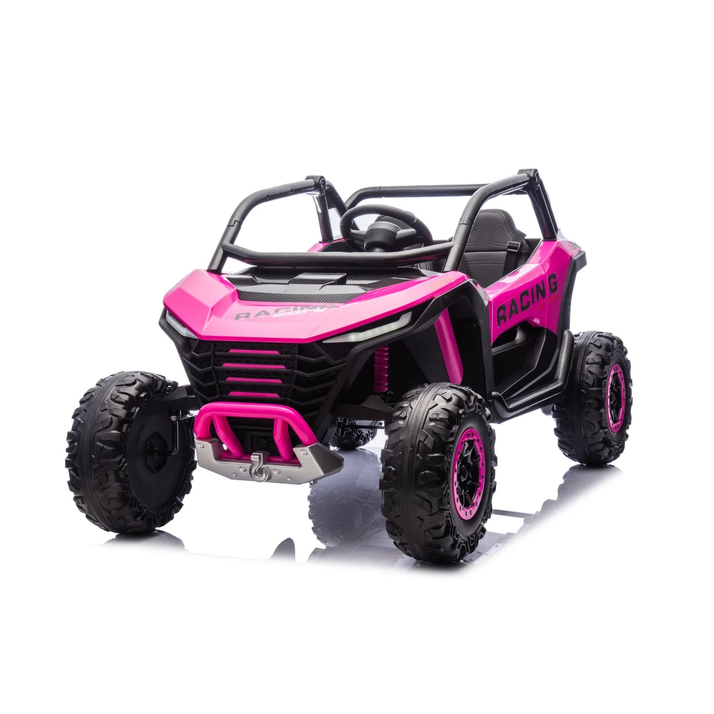 UTV Explorer 24V Auto Elettrica 2 Posti per Bambini con Telecomando Parentale – Licenza Ufficiale, Ruote EVA, Luci LED, MP3 e Sospensioni