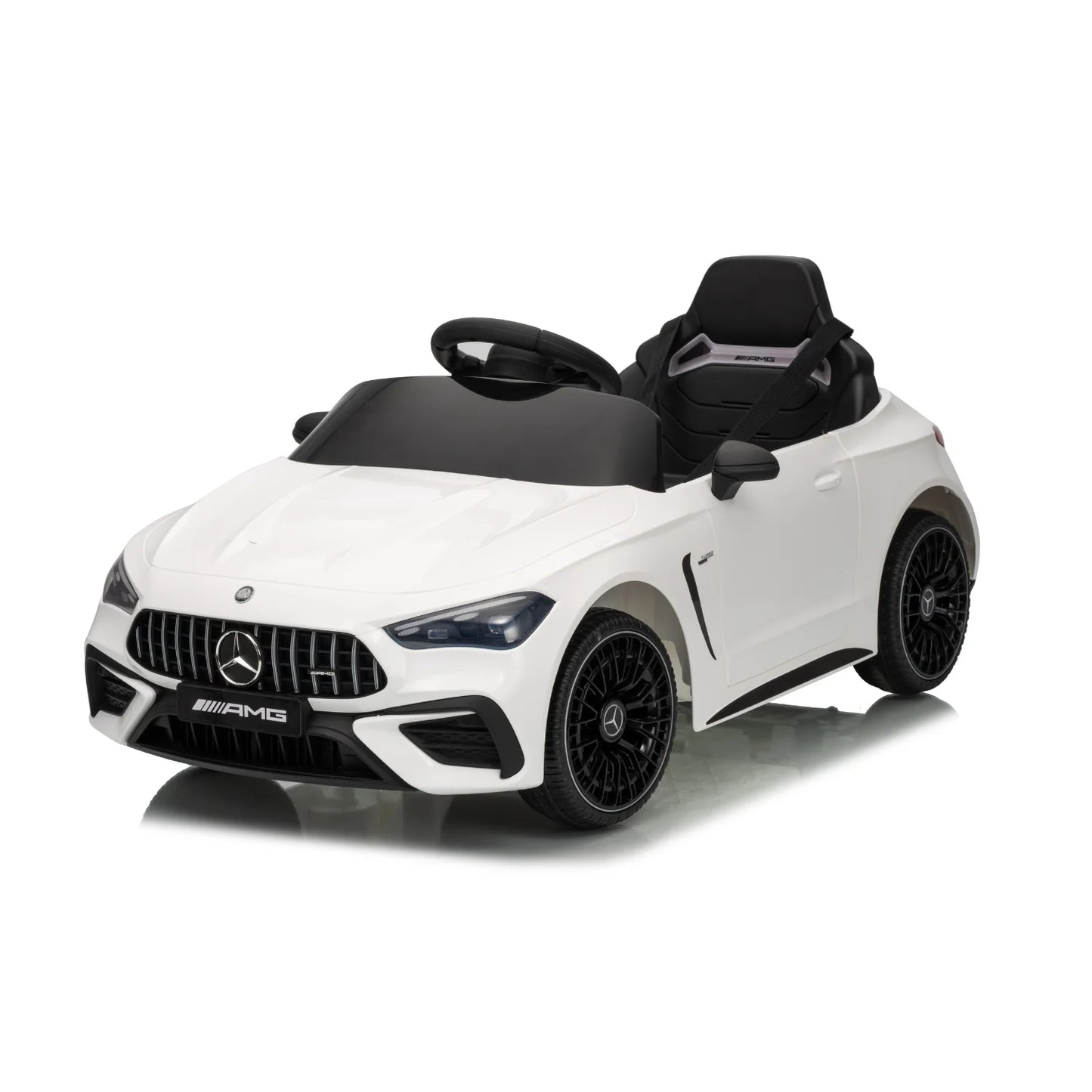 Mercedes CLE Benz Auto Elettrica 12V per Bambini con Licenza Ufficiale – Telecomando Parentale, Sedile in Pelle, MP3 USB, Luci LED e Porte Apribili