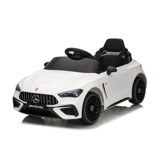Mercedes CLE Benz Auto Elettrica 12V per Bambini con Licenza Ufficiale – Telecomando Parentale, Sedile in Pelle, MP3 USB, Luci LED e Porte Apribili