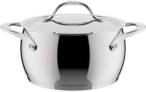 Batteria Lagostina Orchestra 19 Pezzi – Inox 18/10 – Triplo Fondo – Spessore 3 mm – Made in Italy