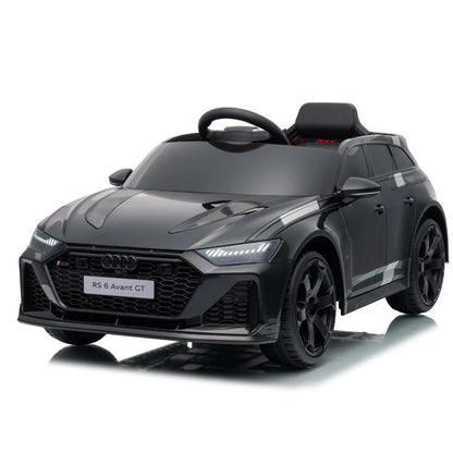 Audi RS6 GT Auto/Macchina Elettrica per Bambini 12V con Telecomando Parentale, Sedile in Pelle, MP3 USB SD, Luci LED, Porte Apribili e Sospensioni FULL OPTIONAL
