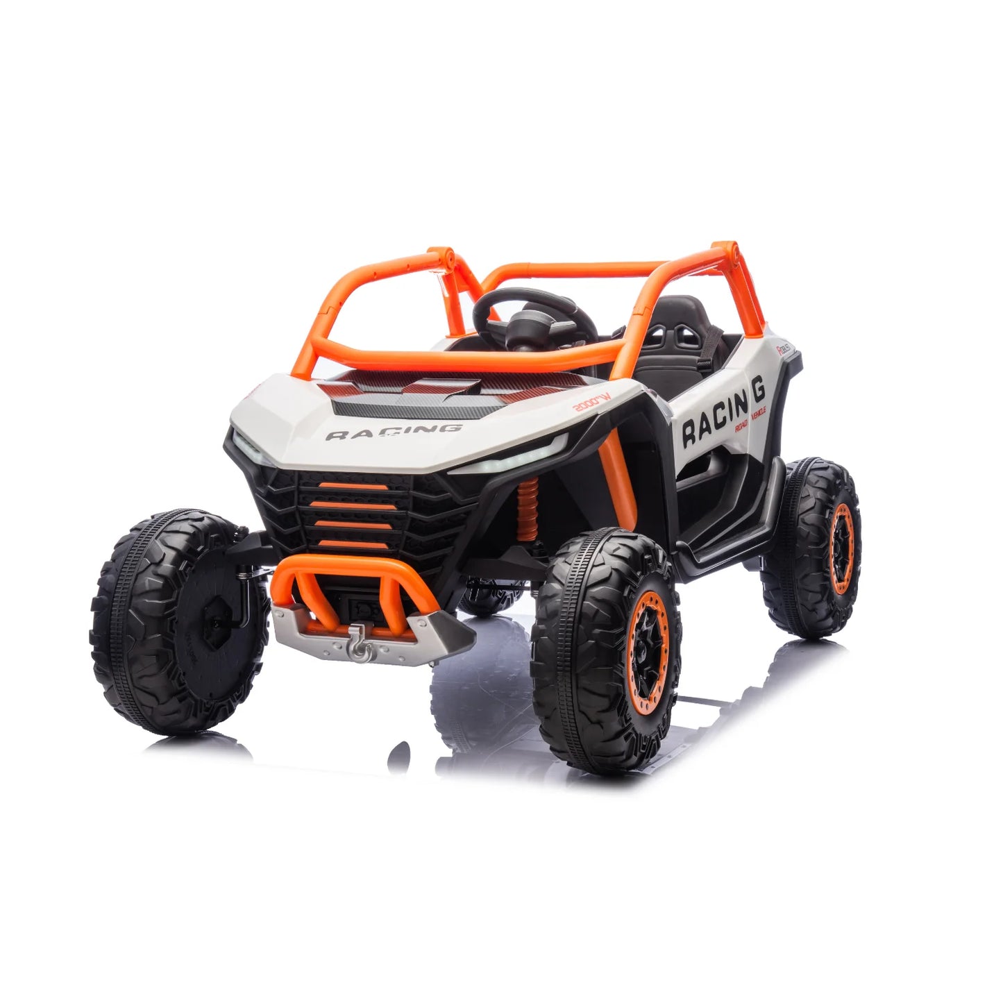 UTV Explorer 24V Auto Elettrica 2 Posti per Bambini con Telecomando Parentale – Licenza Ufficiale, Ruote EVA, Luci LED, MP3 e Sospensioni