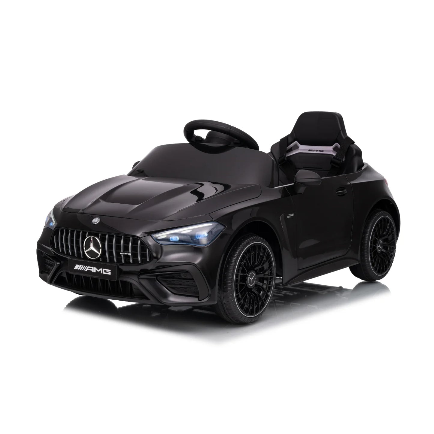 Mercedes CLE Benz Auto Elettrica 12V per Bambini con Licenza Ufficiale – Telecomando Parentale, Sedile in Pelle, MP3 USB, Luci LED e Porte Apribili
