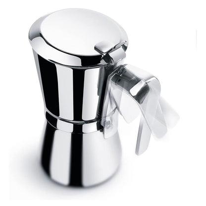 Giannini Caffettiera Giannina Restyling 1-3-6 tazze Acciaio inox 18/10 Adatta all'induzione Made In Italy