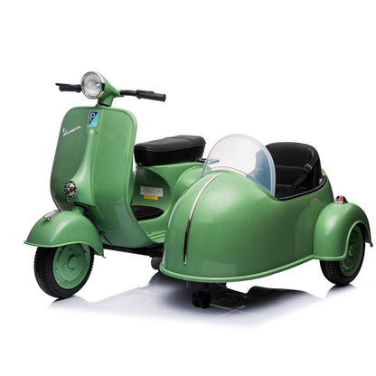 Vespa Sidecar Big Electric Motorcycle for Children 12v 