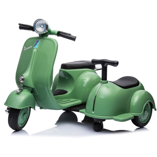 Vespa Sidecar Small Electric Motorcycle for Children 6v