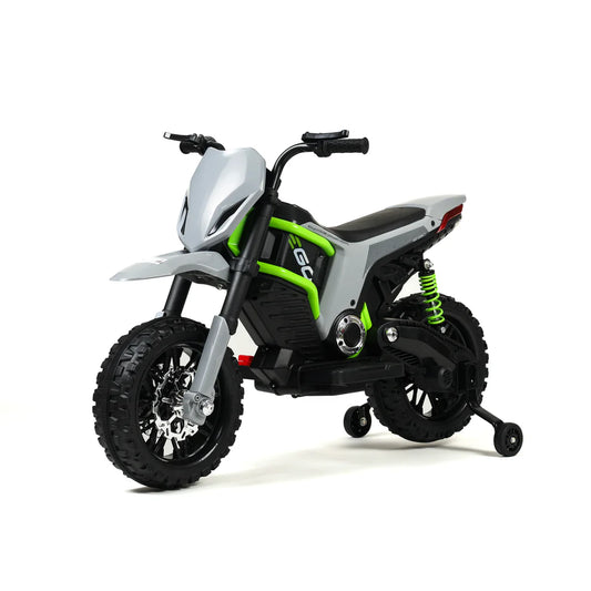 Motocross EQA 12V per Bambini “Adventure Trail” – Sospensioni Reali, Luci e Suoni