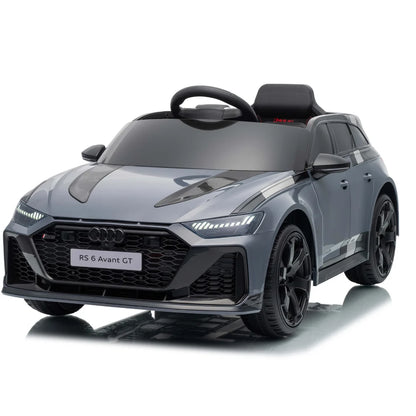 Audi RS6 GT Auto/Macchina Elettrica per Bambini 12V con Telecomando Parentale, Sedile in Pelle, MP3 USB SD, Luci LED, Porte Apribili e Sospensioni FULL OPTIONAL
