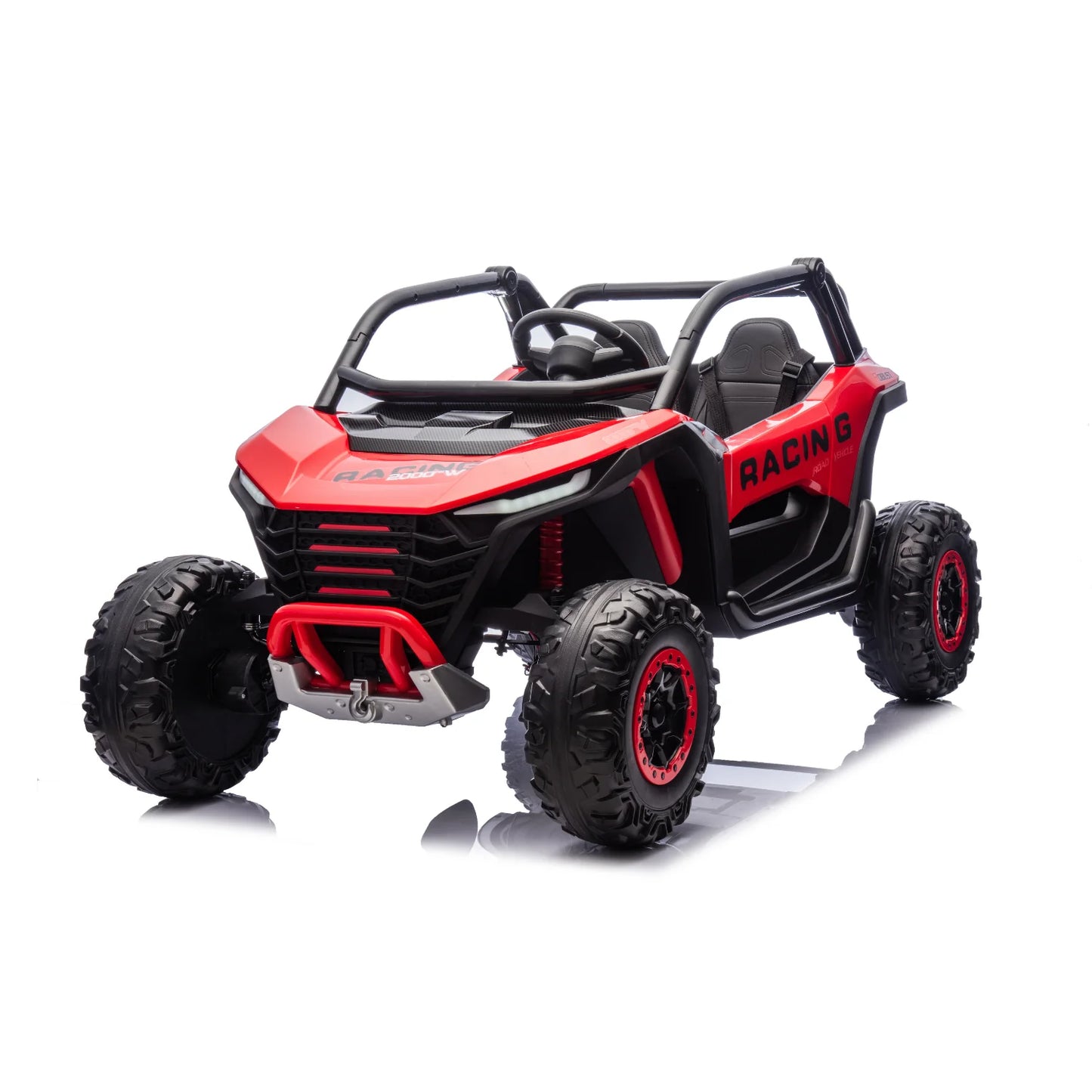 UTV Explorer 24V Auto Elettrica 2 Posti per Bambini con Telecomando Parentale – Licenza Ufficiale, Ruote EVA, Luci LED, MP3 e Sospensioni