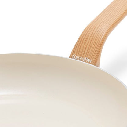 GreenPan Essence Set 2 Padelle 26 + 30 cm PFAS Free – Ceramica Antiaderente Diamond Infused per Induzione, Gas e Tutti i Piani Cottura