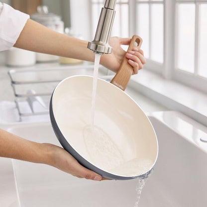 GreenPan Essence Set 2 Padelle 26 + 30 cm PFAS Free – Ceramica Antiaderente Diamond Infused per Induzione, Gas e Tutti i Piani Cottura
