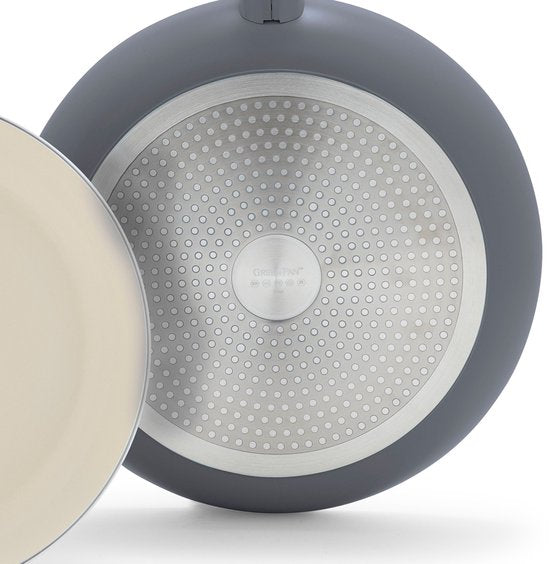 GreenPan Essence Set 2 Padelle 26 + 30 cm PFAS Free – Ceramica Antiaderente Diamond Infused per Induzione, Gas e Tutti i Piani Cottura