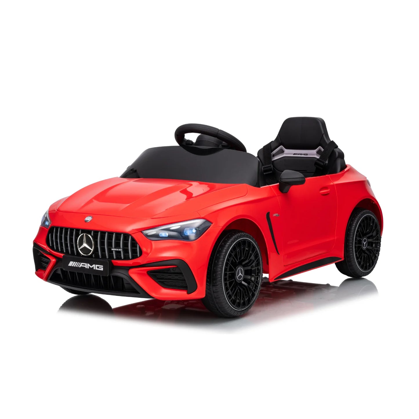 Mercedes CLE Benz Auto Elettrica 12V per Bambini con Licenza Ufficiale – Telecomando Parentale, Sedile in Pelle, MP3 USB, Luci LED e Porte Apribili