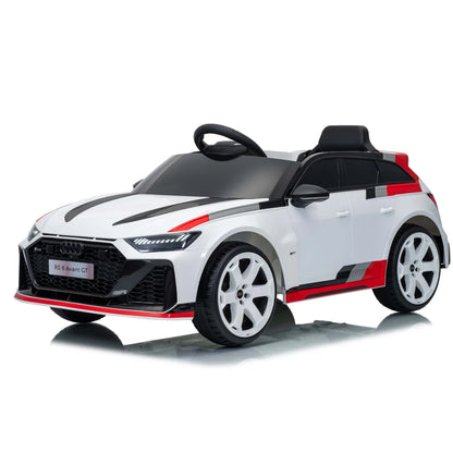 Audi RS6 GT Auto/Macchina Elettrica per Bambini 12V con Telecomando Parentale, Sedile in Pelle, MP3 USB SD, Luci LED, Porte Apribili e Sospensioni FULL OPTIONAL