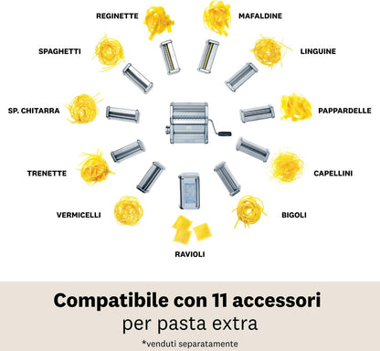 Marcato Macchina per la Pasta Atlas+ – Linea Premium 4 TIPI DI PASTA
