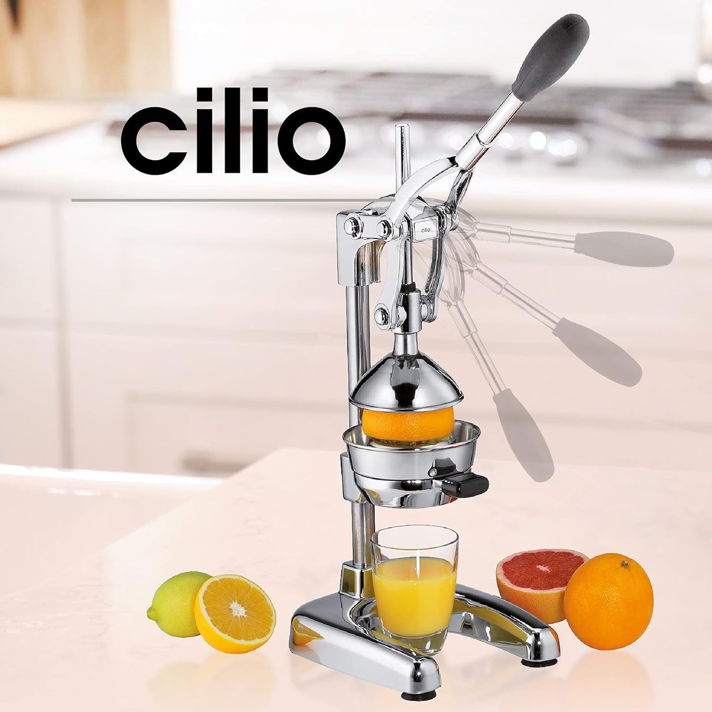 Cilio Professional Stainless Steel Citrus Squeezer Made in Germany
