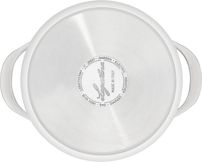 Batteria Lagostina Orchestra 19 Pezzi – Inox 18/10 – Triplo Fondo – Spessore 3 mm – Made in Italy