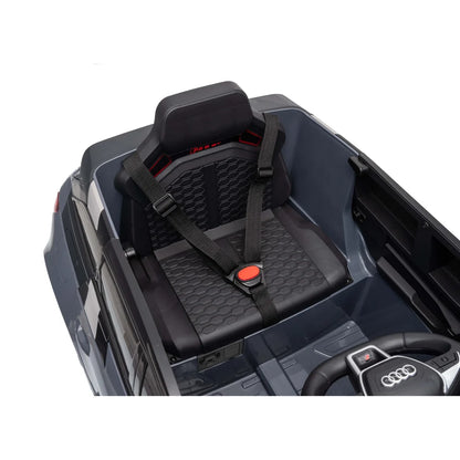 Audi RS6 GT Auto/Macchina Elettrica per Bambini 12V con Telecomando Parentale, Sedile in Pelle, MP3 USB SD, Luci LED, Porte Apribili e Sospensioni FULL OPTIONAL