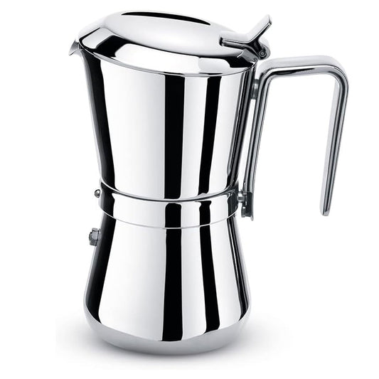 Giannini Coffee Maker Giannina Restyling 1-3-6 cups 18/10 stainless steel Suitable for induction Made in Italy