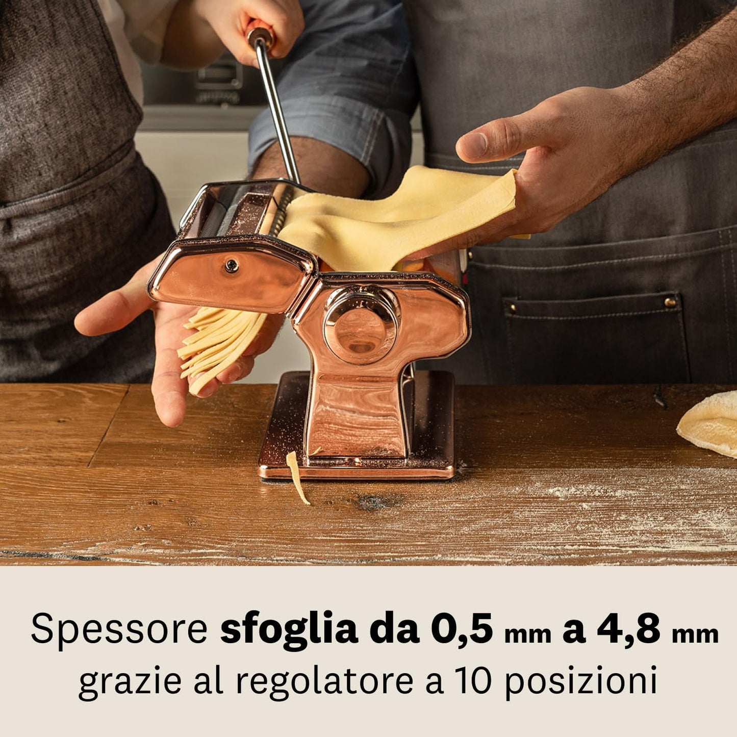 Marcato Macchina per la Pasta Atlas+ – Linea Premium 4 TIPI DI PASTA