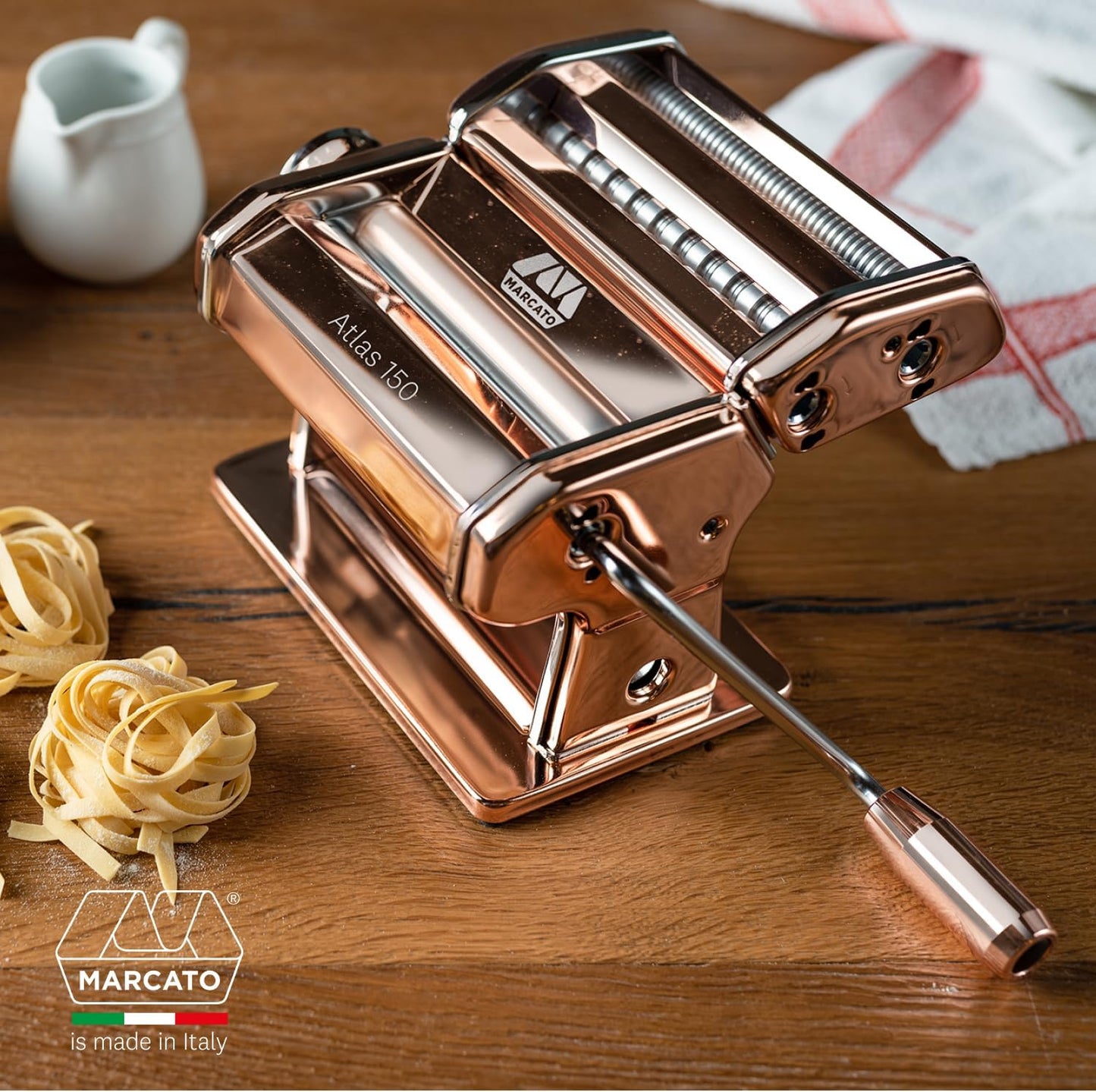 Marcato Macchina per la Pasta Atlas+ – Linea Premium 4 TIPI DI PASTA