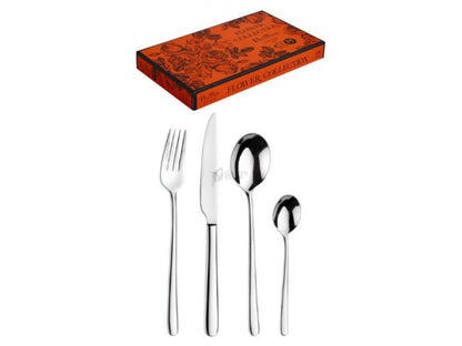 Set 24 pezzi Posate PINTINOX Flower Iris in Acciaio Inox 18/10 – Collezione Elegante per 6 Persone