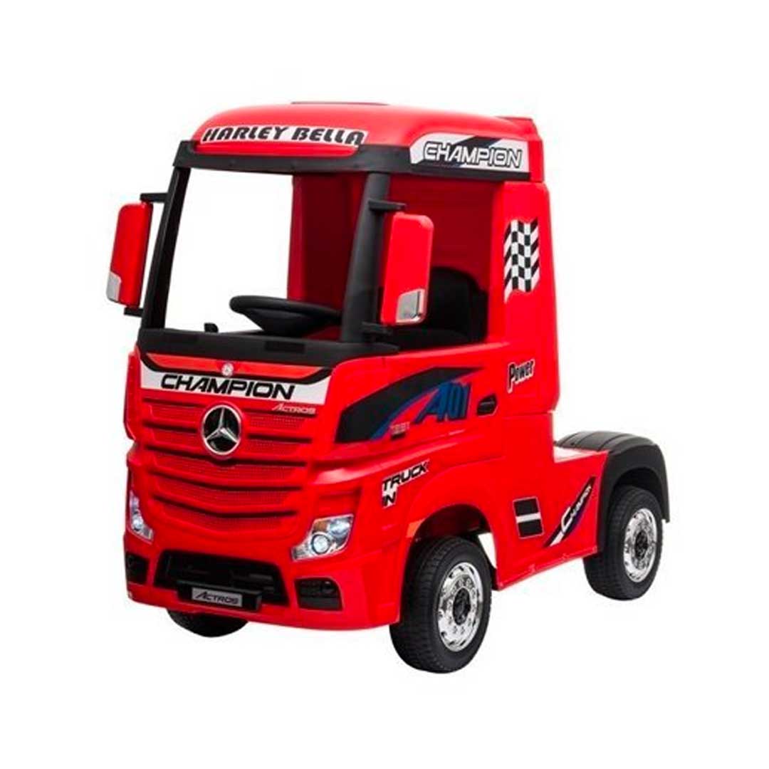 Mercedes Actros Camion Elettrico per Bambini New  24v Full Optional 4X4 Ruote in Gomma