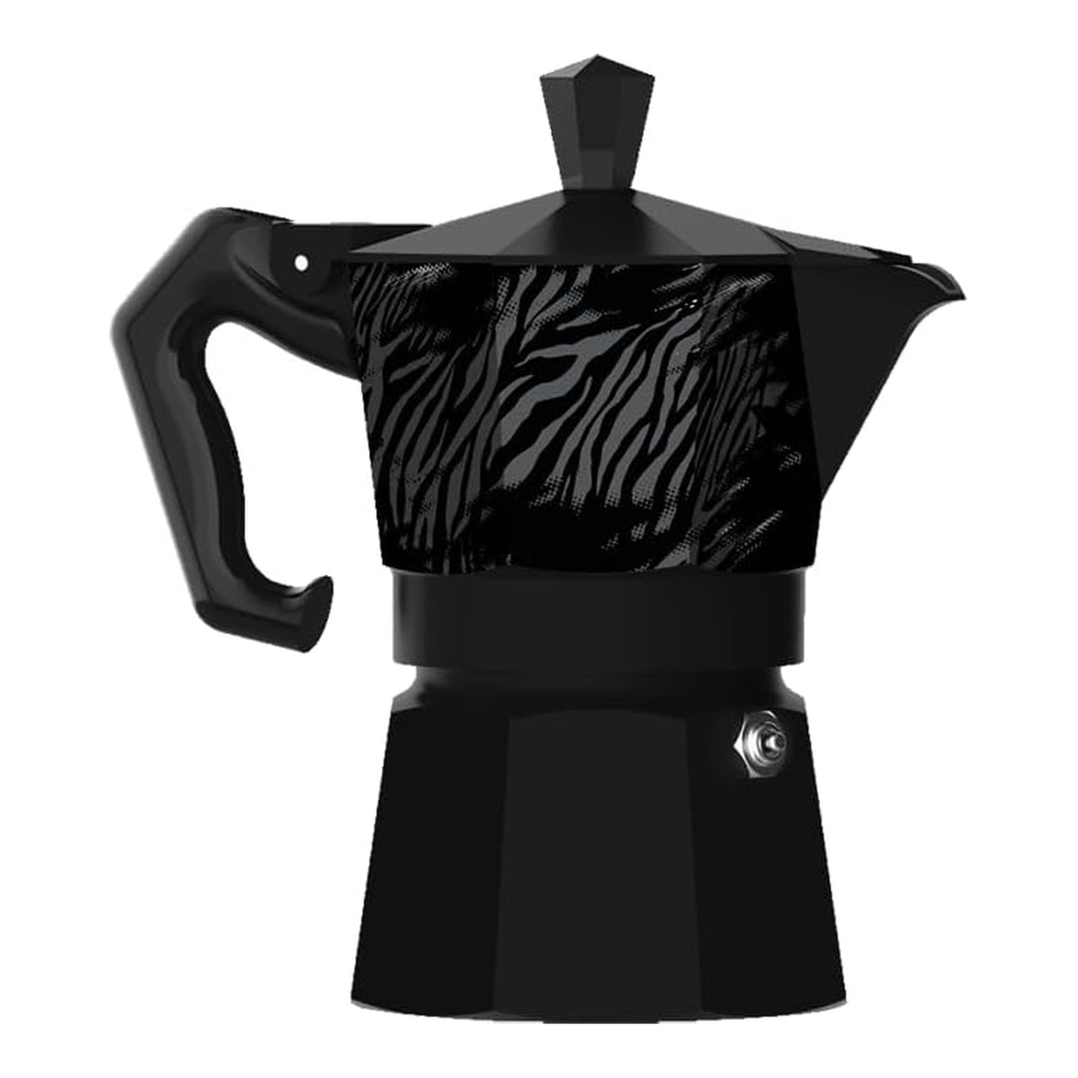 Bialetti Moka Express Juventus 3 Tazze – Caffettiera Originale Juventus FC Bianconera in Alluminio con Design Zebrato – Edizione Speciale da Collezione, Idea Regalo Tifosi Juve