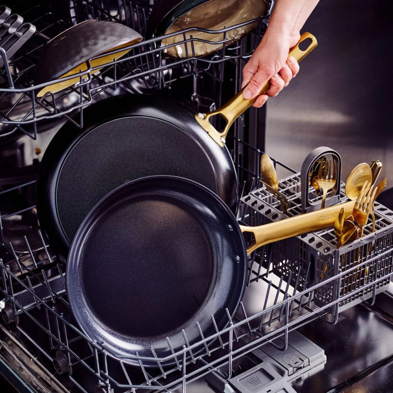 GreenPan Padova Set Pentole Antiaderenti Ceramica 10 Pezzi anche Induzione Thermolon™ Senza PFAS  PFOA
