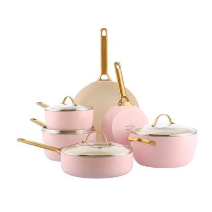 GreenPan Padova Set Pentole Antiaderenti Ceramica 10 Pezzi anche Induzione Thermolon™ Senza PFAS  PFOA