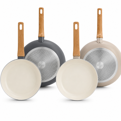 GreenPan Essence Set 2 Padelle 26 + 30 cm PFAS Free – Ceramica Antiaderente Diamond Infused per Induzione, Gas e Tutti i Piani Cottura