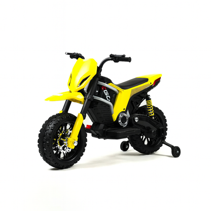 Motocross EQA 12V per Bambini “Adventure Trail” – Sospensioni Reali, Luci e Suoni