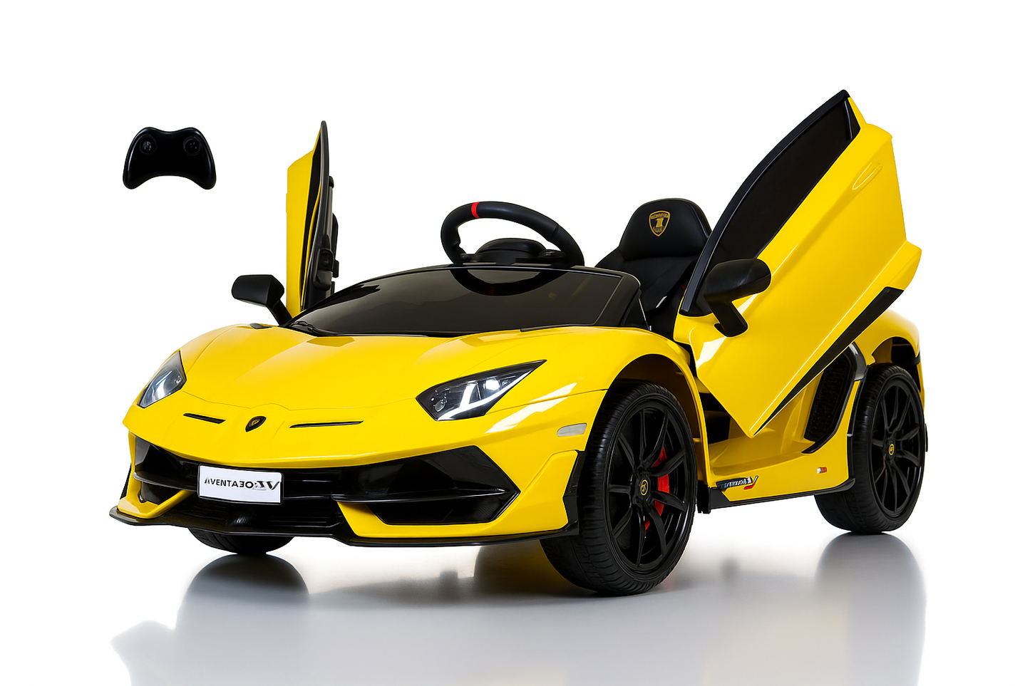 Lamborghini Aventador 12V – Sedile in Pelle, Luci LED e Connessione MP3