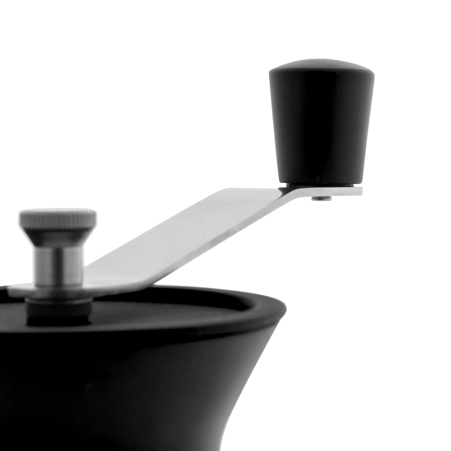Bialetti Macinacaffè Manuale con Regolazione Macinatura – Macina Caffè a Manovella per Moka e French Press Nero