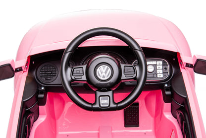 Volkswagen Beetle New Beetle Pequeño Coche Eléctrico para Niños 12v Licencia Oficial