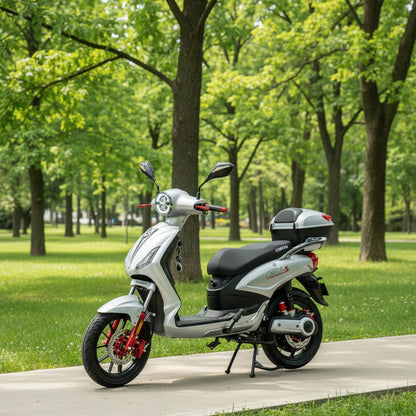 CITYALL V60 DURACEL Versione PREMIUM Scooter/Motorino Elettrico Luxury 1000W Omologato e Targabile 2 Posti con Batteria Litio 60V 31Ah – Ammortizzatori Posteriori a Gas, Autonomia fino a 60 Km, Bluetooth, NFC, Full Optional