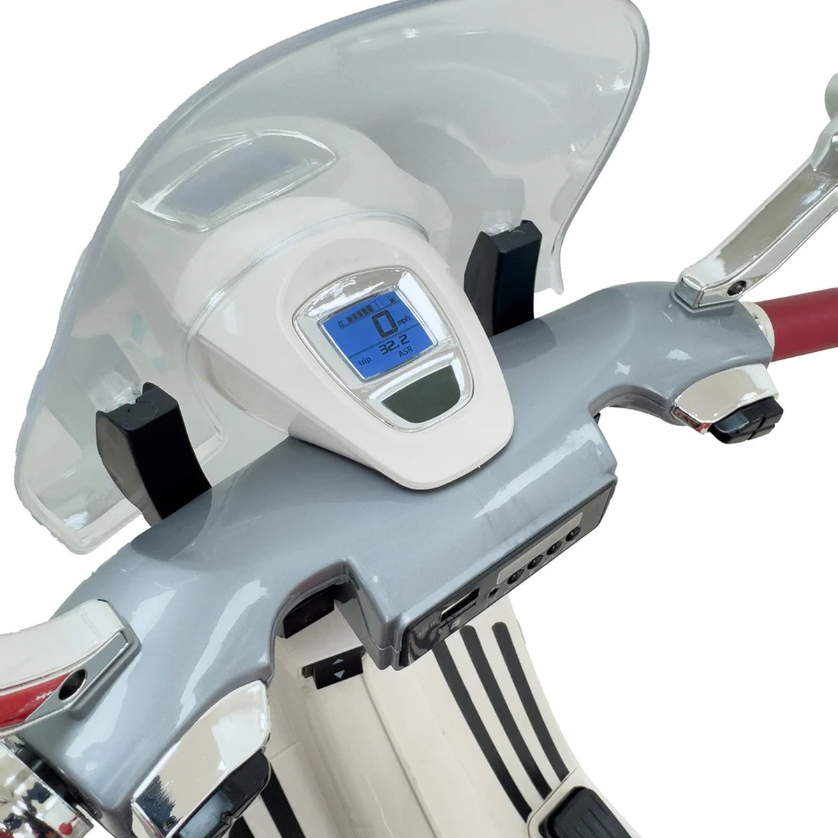 Moto Elettrica per Bambini Vespa 946 12V Ufficiale Piaggio Sedile in Pelle
