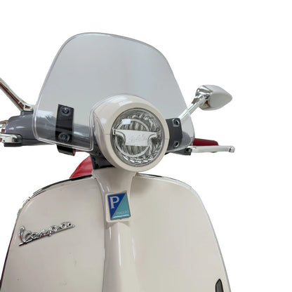 Moto Elettrica per Bambini Vespa 946 12V Ufficiale Piaggio Sedile in Pelle