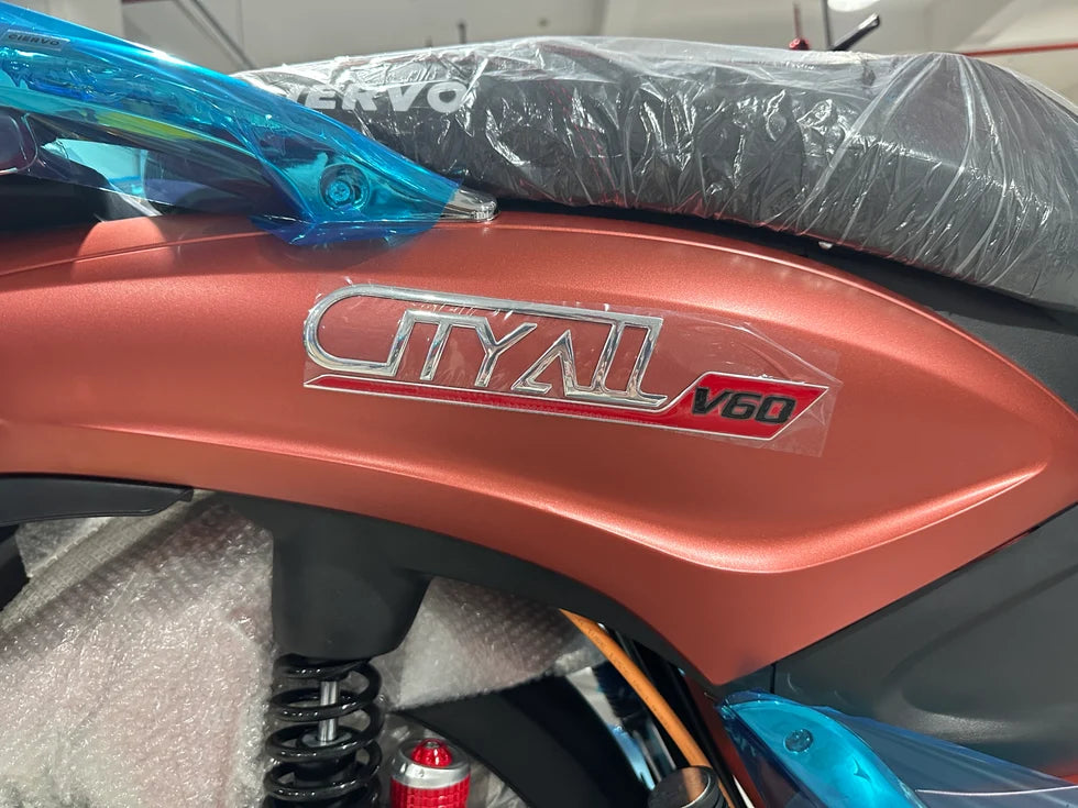 CITYALL V60 DURACEL Versione PREMIUM Scooter/Motorino Elettrico Luxury 1000W Omologato e Targabile 2 Posti con Batteria Litio 60V 31Ah – Ammortizzatori Posteriori a Gas, Autonomia fino a 60 Km, Bluetooth, NFC, Full Optional